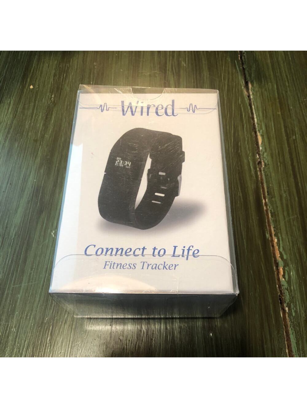 Wired Connect to Life NEW Fitness Tracker-Time, Calories, Pedometer, Alarm